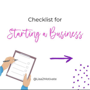 Checklist for starting a business